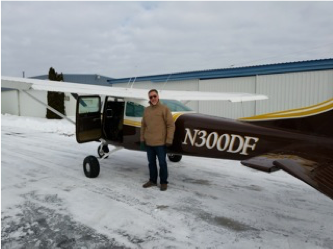 Photo of Alan Collins and Cessna Skylane